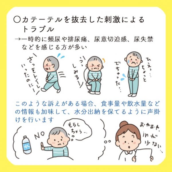 こんなにたくさん 長期の膀胱留置カテーテルを抜いたあとの観察ポイント コタエンジェルのハテナース解説講座 Vol 18 レバウェル看護 お役立ち情報 こんなにたくさん 長期の膀胱留置カテーテルを抜いたあとの観察ポイント コタエンジェルのハテナース解説講座 Vol 18 レバウェル看護 お役立ち情報