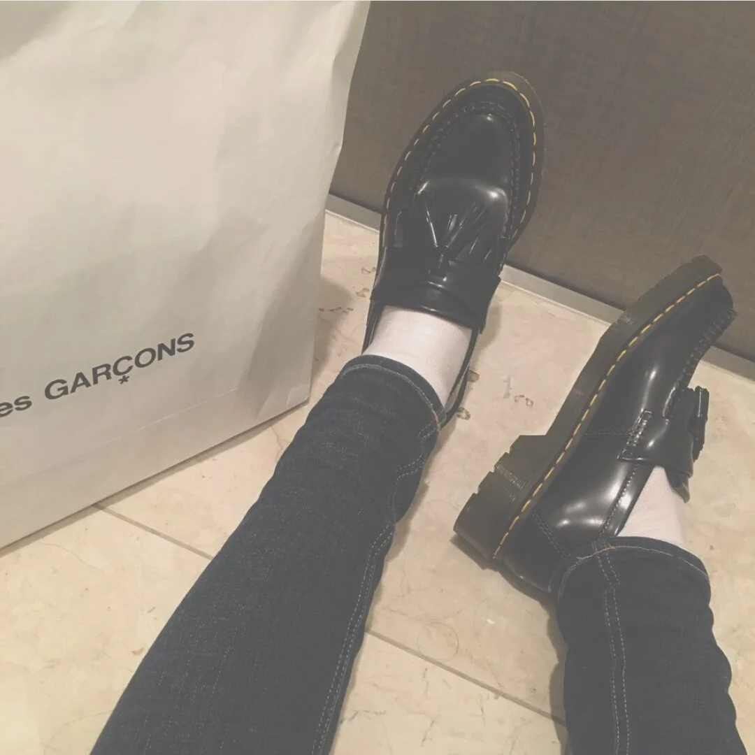 COMMEdesGARÇONS×Dr.Martensのローファー